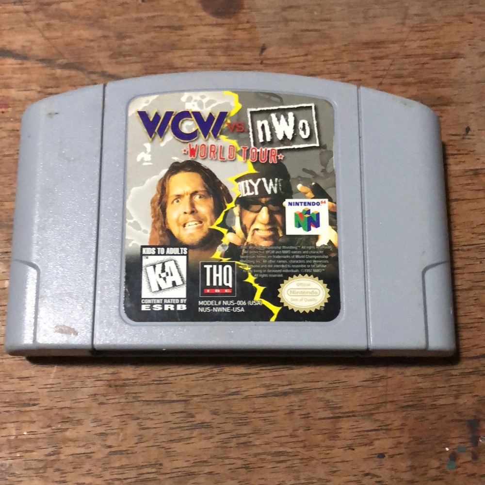 Vintage WCW NWO World Tour Nintendo 64 game
